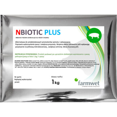 Farmwet NBIOTIC PLUS 1 KG ziołowy promotor wzrostu