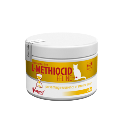 Vetfood L-METHIOCID FELINE 39 G profilaktyka chorób układu moczowego dla kotów