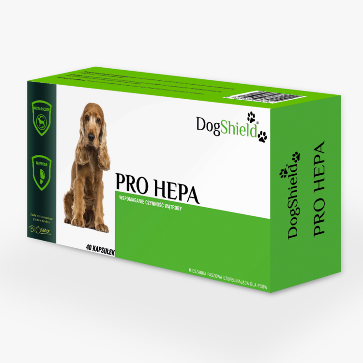 BIOfaktor DogShield PRO HEPA 45 KAPS. zaburzenia wątroby u psów - thumbnail