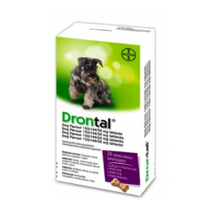 Bayer DRONTAL DOG FLAVOUR tabletki na odrobaczenie dla psa - thumbnail nav