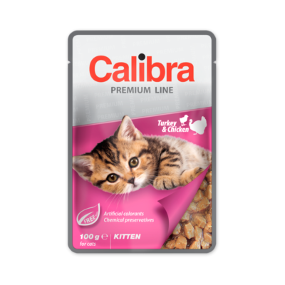 Calibra CAT PREMIUM KITTEN TURKEY & CHICKEN 100G