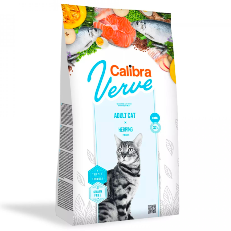 Calibra CAT VERVE GF ADULT HERRING karma bezzbożowa ze śledziem dla kotów - thumbnail