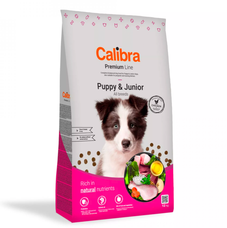 Calibra DOG PREMIUM PUPPY & JUNIOR karma dla szczeniąt i młodych psów, suk w ciąży i karmiących - thumbnail