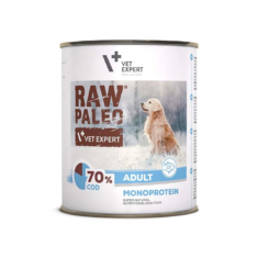 Vet Expert RAW PALEO ADULT DOG COD bezzbożowa karma mokra z dorszem dla psów - thumbnail nav