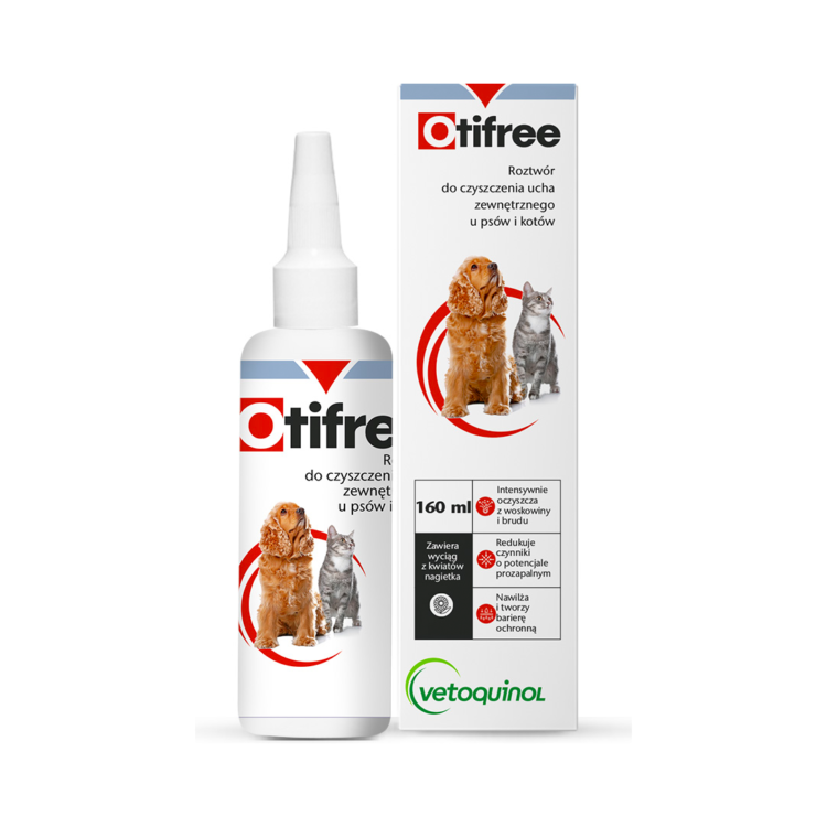 Vetoquinol OTIFREE płyn do  czyszczenia uszu dla psów i kotów - thumbnail