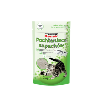 Certech SUPER BENEK POCHŁANIACZ ZAPACHÓW 450 G na bazie naturalnego mineralnego surowca