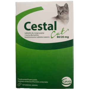 Ceva CESTAL CAT TABLETKI na odrobaczenie dla kotów