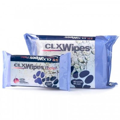 Geulincx CLOREXYDERM WIPES specjalistyczne chusteczki o działaniu bakterio i grzybobójczym dla psów i kotów