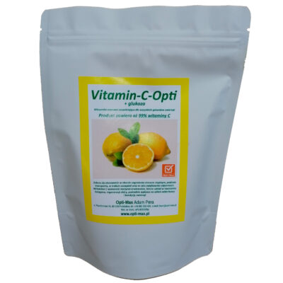 OptiMax Vitamin-C-Opti z glukozą – witamina C dla wszystkich  gatunków zwierząt