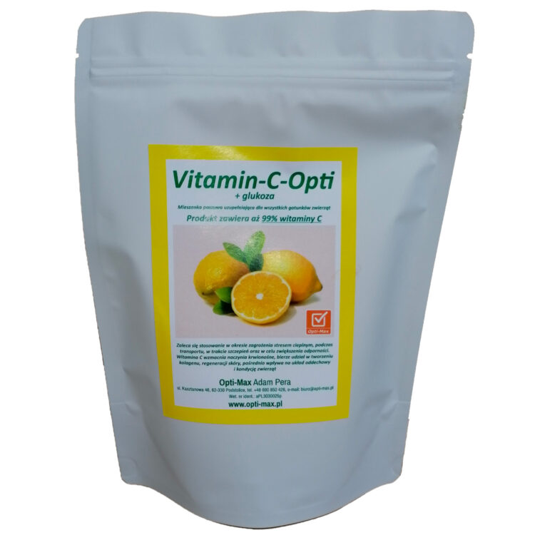 OptiMax Vitamin-C-Opti z glukozą - witamina C dla wszystkich  gatunków zwierząt - thumbnail