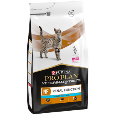 Purina PRO PLAN VETERINARY DIETS FELINE NF RENAL ADVANCED CARE karma z obniżoną zawartością białka i fosforu dla kotów chorujących na nerki