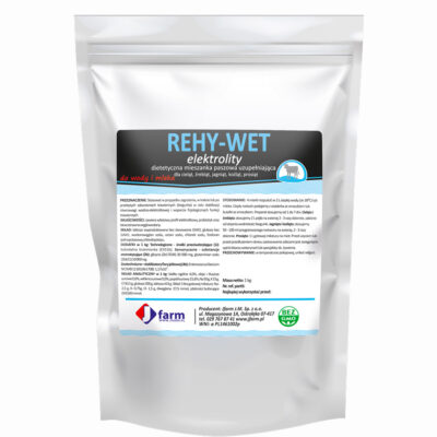Jfarm REHY-WET elektrolity dla cieląt, źrebiąt, koźląt i prosiąt z biegunką