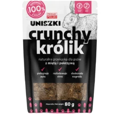Uniszki CRUNCHY KRÓLIK 80 G naturalne smaczki dla psa - thumbnail nav