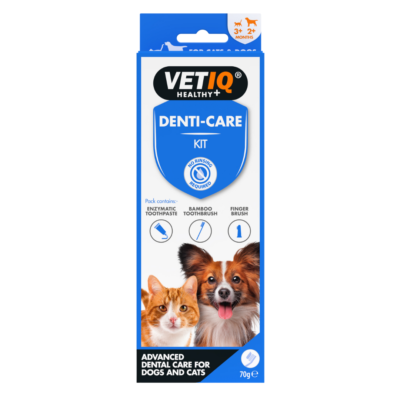 Vetiq DENTI-CARE KIT 70 G zestaw do czyszczenia zębów i jamy ustnej