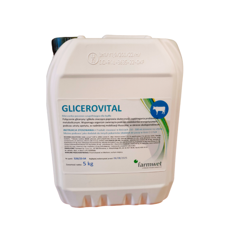 Farmwet GLICEROVITAL 5 KG preparat energetyczny dla krów w pierwszej fazie laktacji - thumbnail