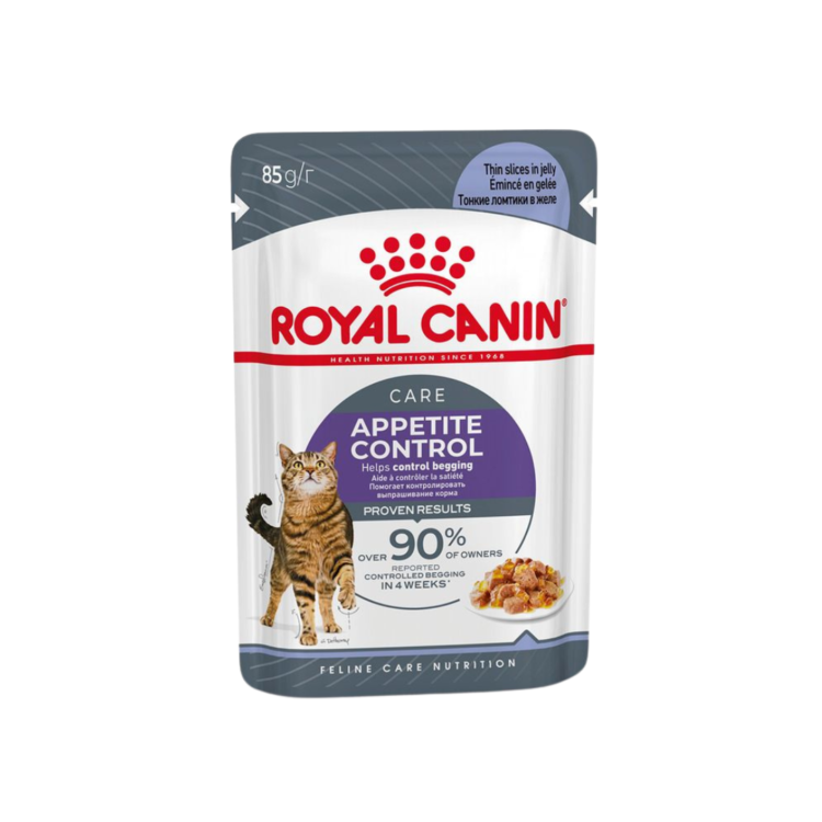 Royal Canin CAT FCN APPETITE CONTROL W GALARETCE 85G SASZETKA z rybą dla kotów z niezaspokojonym apetytem - thumbnail