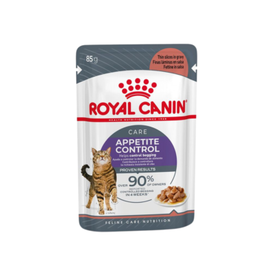 Royal Canin CAT FCN APPETITE CONTROL W SOSIE 85G SASZETKA karma dla kotów uporczywie domagających się jedzenia