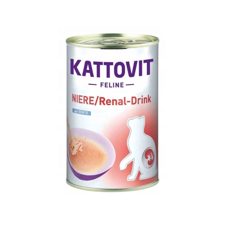 KATTOVIT DRINK NIERE/RENAL 135 ML napój dla kota wspomagający pracę nerek - thumbnail