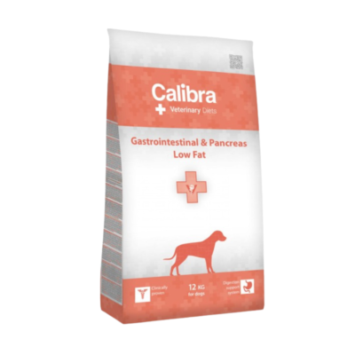 Calibra VD DOG GASTRO AND PANCREAS LOW FAT karma o obniżonej zawartości tłuszczu dla psów z chorobą trzustki i zaburzeniami trawienia