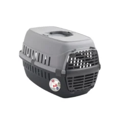 Pet Nova TRANSPORTER COMFORT, SZARY, rozm. 48,5 cm, plastikowe drzwi (p-comfortrans-gr) - thumbnail nav