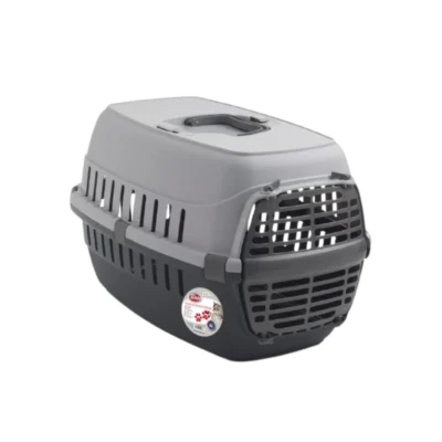 Pet Nova TRANSPORTER COMFORT, SZARY, rozm. 48,5 cm, plastikowe drzwi (p-comfortrans-gr)