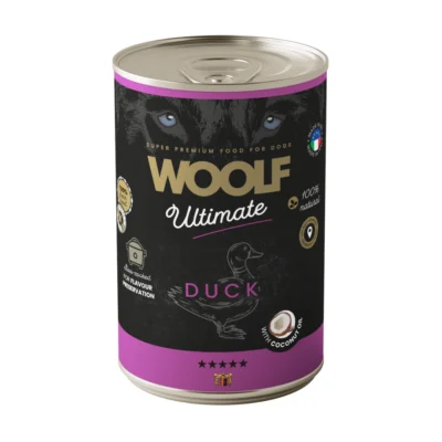 Woolf ULTIMATE DOG CAN 400 G wysokomięsna mokra karma w formie musu dla psa