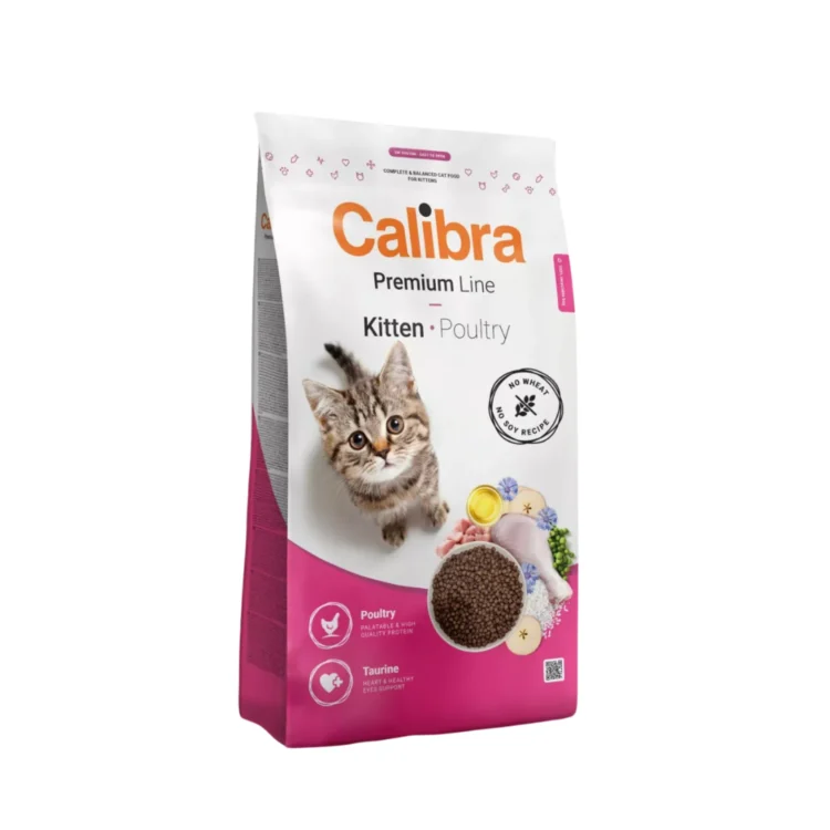 Calibra CAT PREMIUM KITTEN POULTRY 2 KG sucha karma z drobiem, bez pszenicy i soi dla kociąt - thumbnail