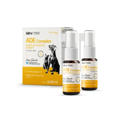 Lab-V WITAMINY ADE COMPLEX spray dla psów i kotów (2 x 10 ml)