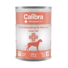 Calibra VD DOG GASTROINTESTINAL LOW FAT 400 G mokra karma o obniżonej zawartości tłuszczu dla psów z chorobą trzustki lub zaburzeniami trawienia - thumbnail nav
