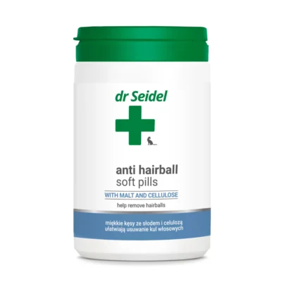 Dermapharm dr Seidel ANTI HAIRBALL SOFT PILLS 225 G miękkie i smaczne kęsy odkłaczające dla kotów
