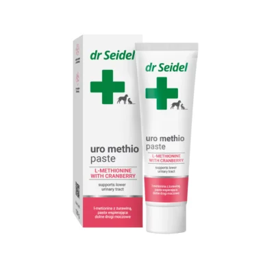 Dermapharm dr Seidel URO METHIO PASTE 120 G z żurawiną i l-metioniną, obniża pH moczu